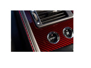 Aston Martin Red Carbon Fiber Instrument Center Panel