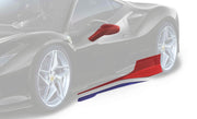 Ferrari F8 Spider Anti-Stone Chipping Protective Film, Complete with Front Hood and Mudguards
