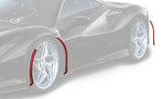 Ferrari F8 Spider Anti-Stone Chipping Protective Film, Complete with Front Hood and Mudguards