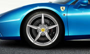 Ferrari F8 Tributo 20" Wheels, Paint Finish, Chrome &/or Matte Grigio Corsa