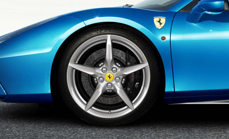 Ferrari F8 Tributo 20" Wheels, Paint Finish, Chrome &/or Matte Grigio Corsa