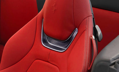 Ferrari Portofino Carbon Fiber Headrest Inserts