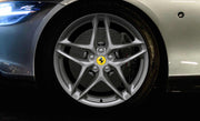 Ferrari Roma 20" Cast Wheels, Liquid Silver & Matte Grigio Corsa