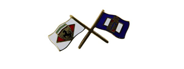 Ferrari & Pininfarina Logo, Crossed Flags