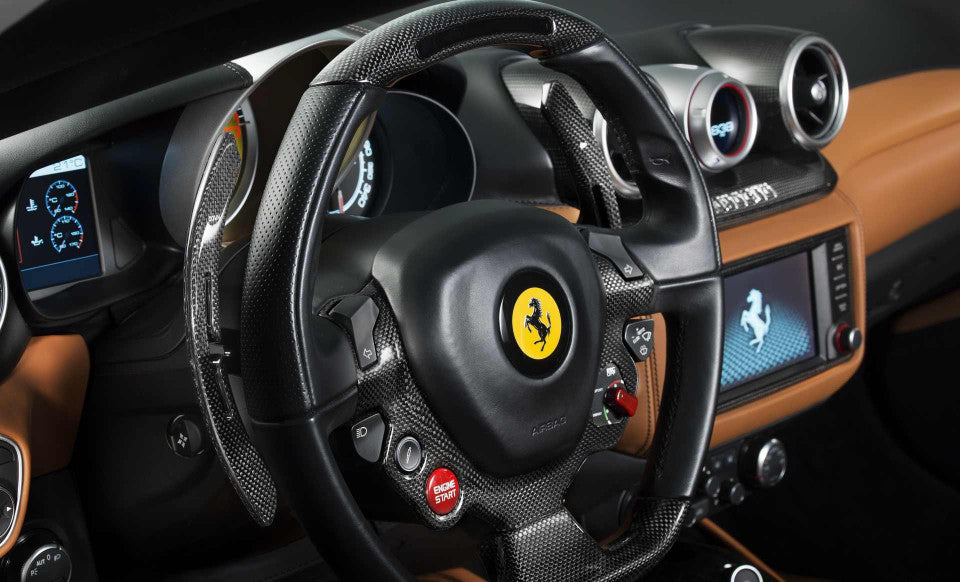 Ferrari GTC4 Lusso F1 Racing Shift Paddles, Matte Carbon Fiber