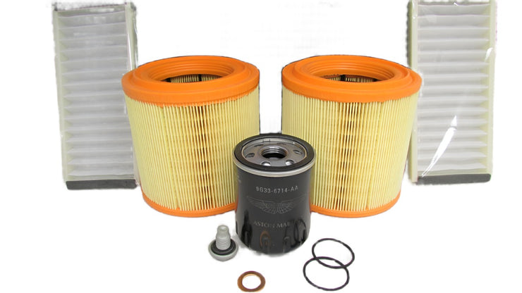 Aston Martin V8 Vantage 2 Year Service Kit/ Less fluids