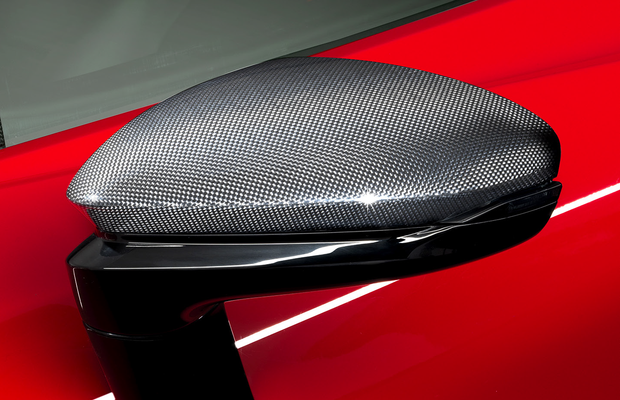 Ferrari SF90 Carbon Fiber Side Mirrors Caps