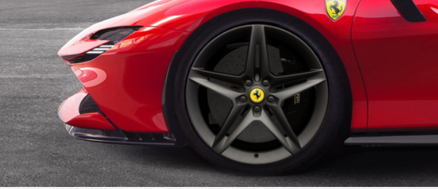 Ferrari SF90 20'' Wheels, Matte Grigio Corsa