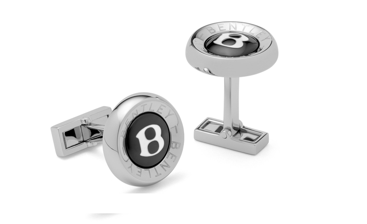 Silver CC cufflinks