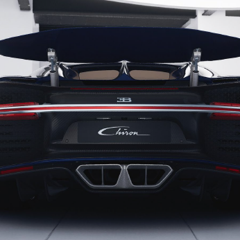 Bugatti Chiron Exhaust Tip Trim