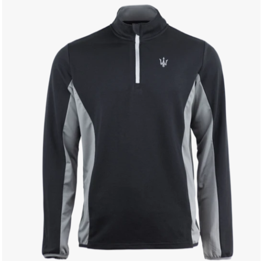 Maserati Men's Color Block Quarter Zip