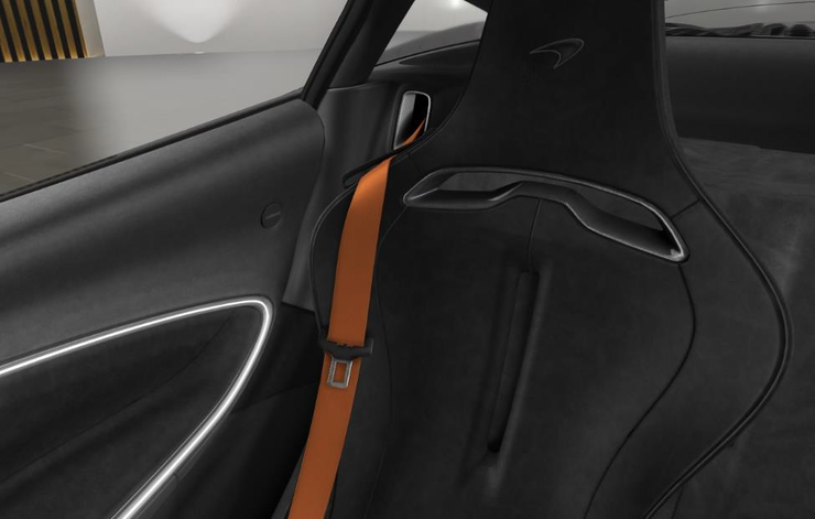 McLaren Artura Orange Seatbelts