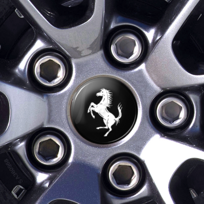 Ferrari Black Hub Cap