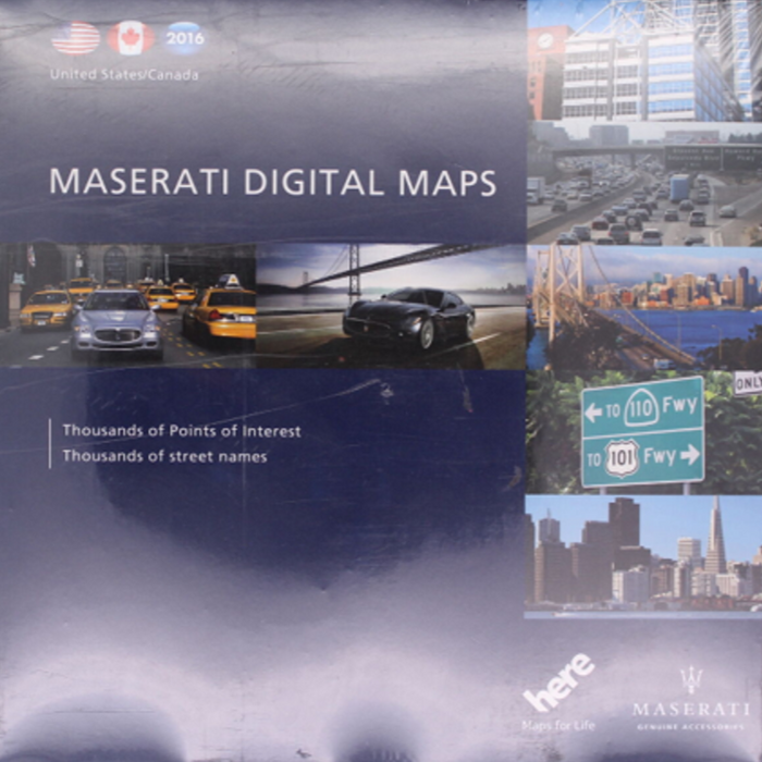 Maserati Navigation Map (2016)