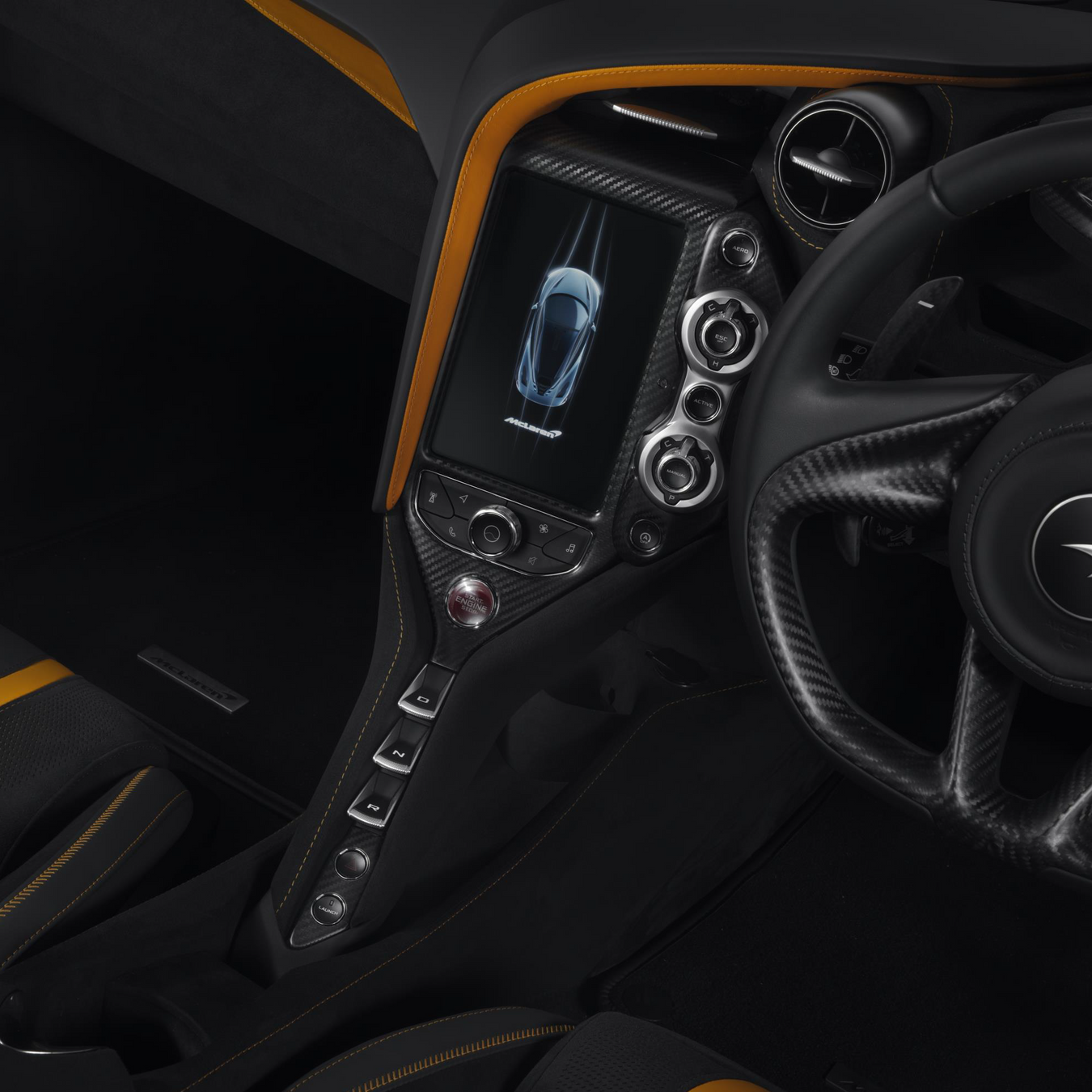 McLaren Carbon Fiber Accessories Interior