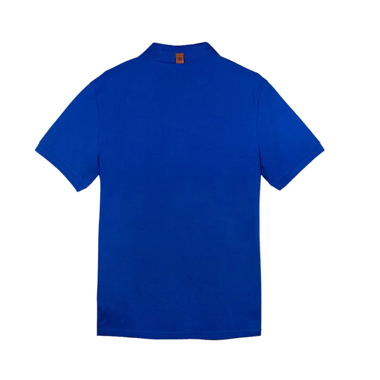 Bugatti Blue Vintage Logo Polo