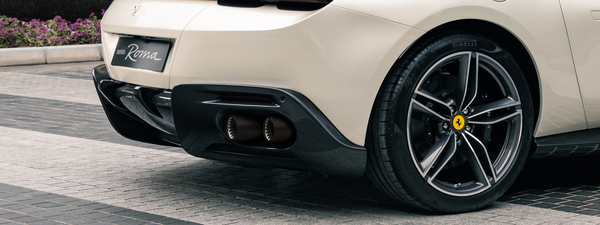 Ferrari Roma Tailpipe Tips With Ceramic Coating