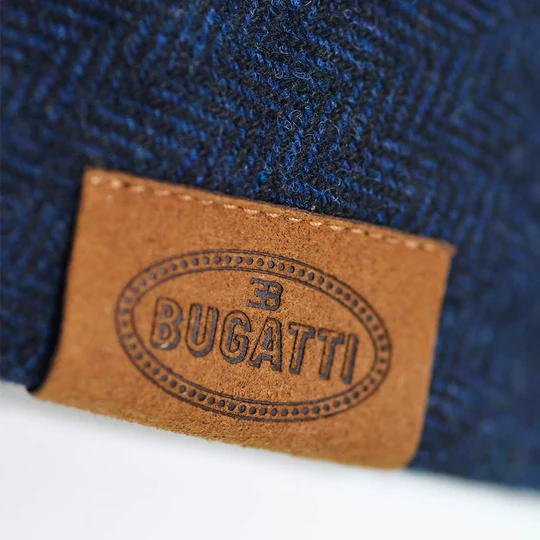 Bugatti Blue Flat Cap
