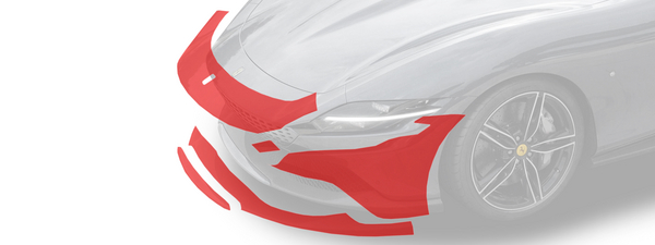 Ferrari Roma Anti-Stone Chipping Protective Film Front Bumper