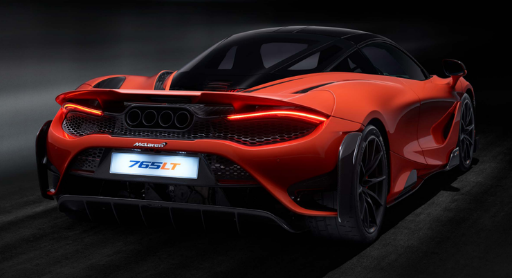 McLaren 765LT Carbon Fiber Rear Bumper