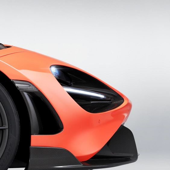 McLaren 765LT Carbon Fiber Headlight Bezels