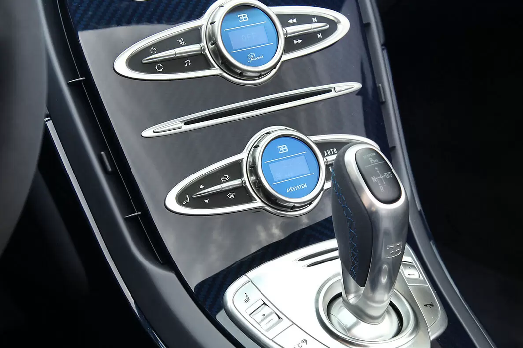 bugatti gear Bugatti Veyron Center Console — Miller Motorcars Boutique