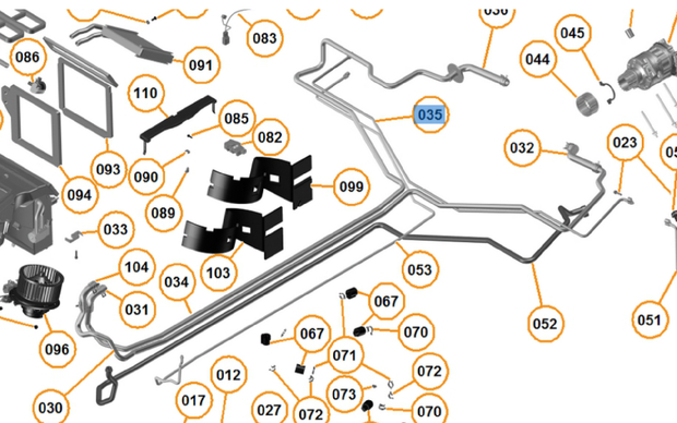 McLaren MP4-12C Condenser Hose