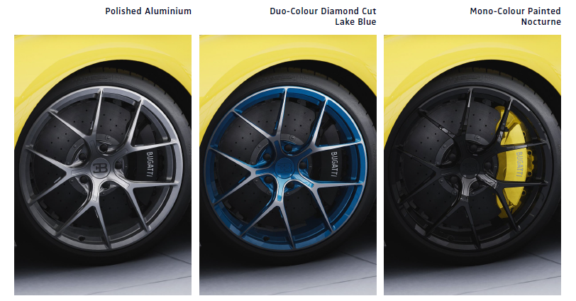 Bugatti Chiron Introduced Sport Wheels
