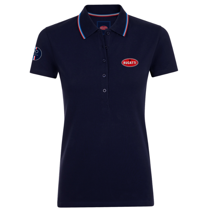 Bugatti Women's '110 Ans' Navy Polo