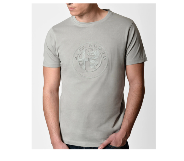 Alfa Romeo Serpentine Logo Shirt Gray